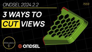 ✂ 3 Ways To Cut Views In Ondsel - Ondsel ES - Ondsel Tutorial - Ondsel FreeCAD