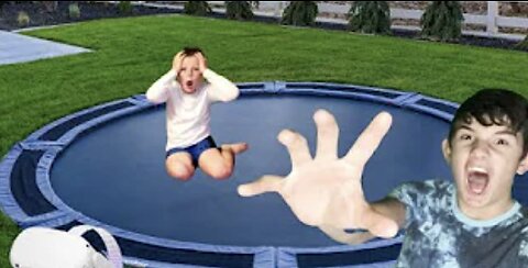 Stay On THIS Trampoline For 24 Hours, Win An Oculus!