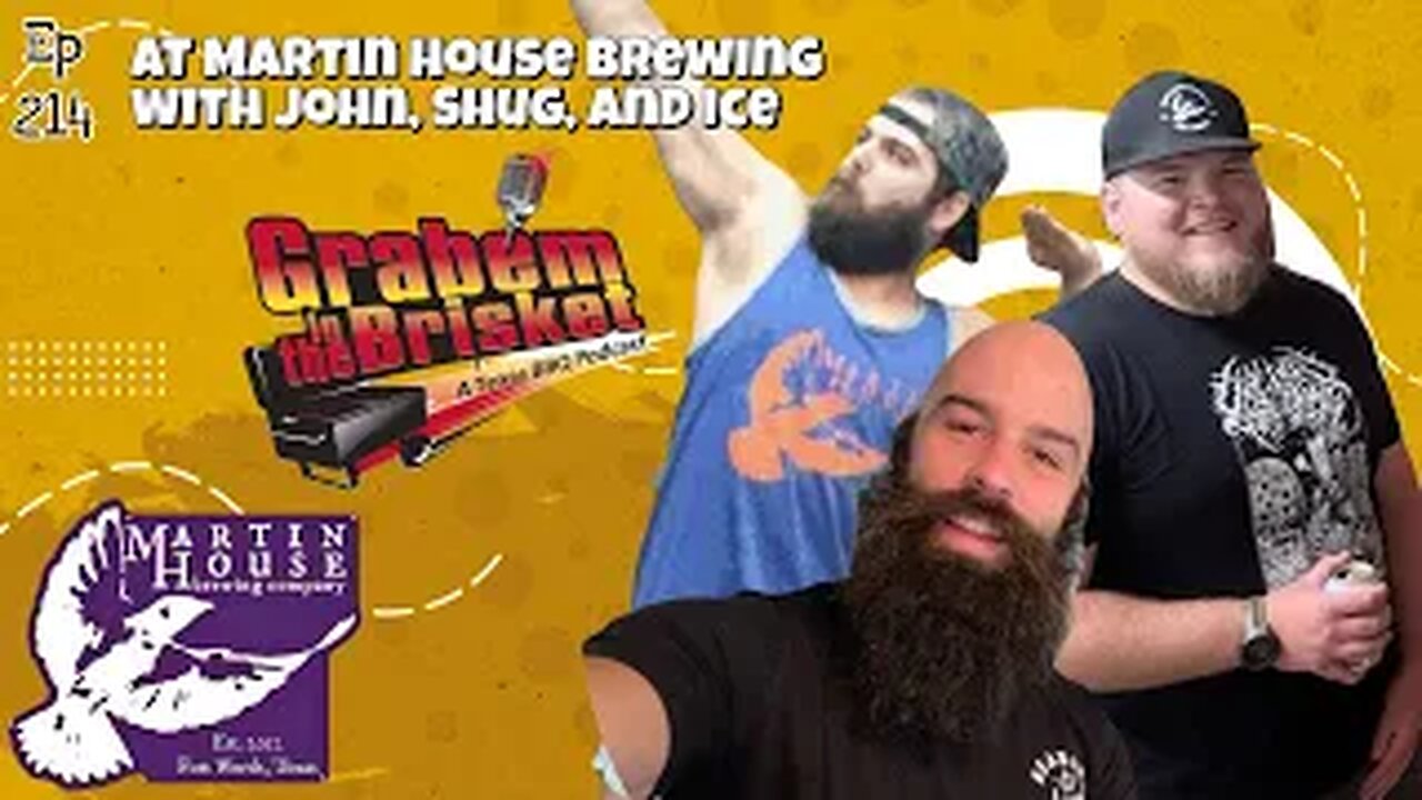 Ep 214: At Martin House Brewing with John, Shug, and Ice