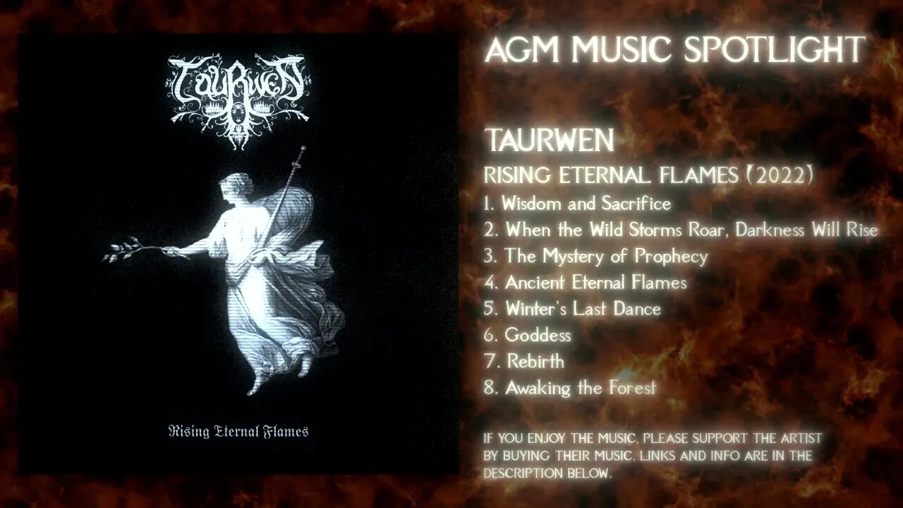 AGM Music Spotlight: Taurwen - Rising Eternal Flames - Full Album - Neoclassical Dungeon Synth