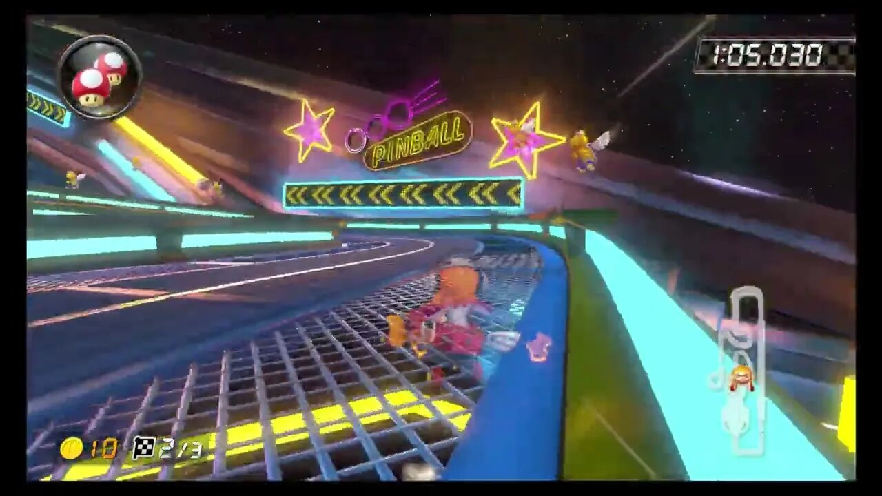 Mario Kart 8 Deluxe DLC Time Trials - DS Waluigi Pinball (200cc) - 1:56.671