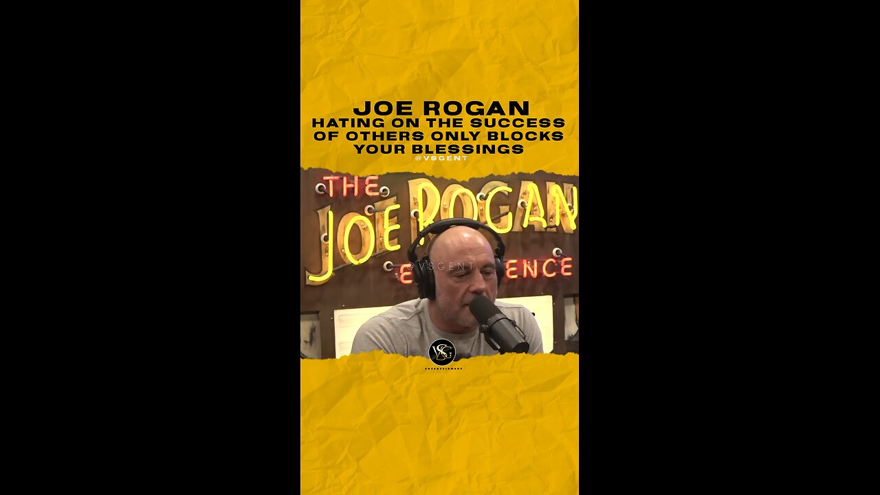 @joerogan Hating on the success of others only blocks your blessings