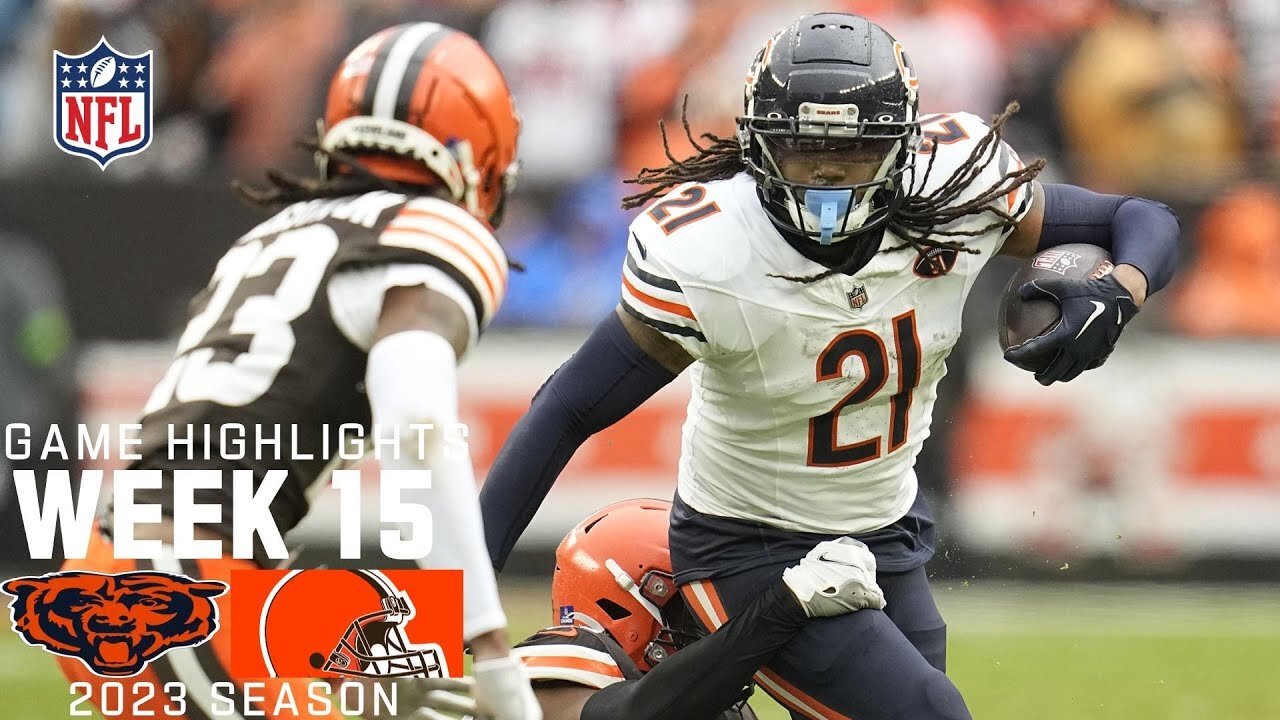 Chicago Bears vs. Cleveland Browns - 2023 Week 15 Game Highlights