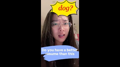 Do you have better resume than this dog ?