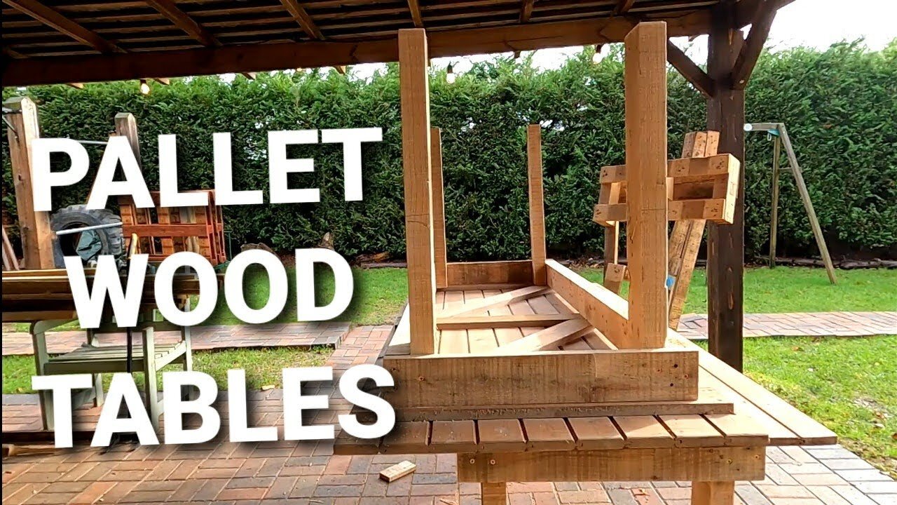 PALLET WOOD TABLE | DIY GARDEN WEDDING