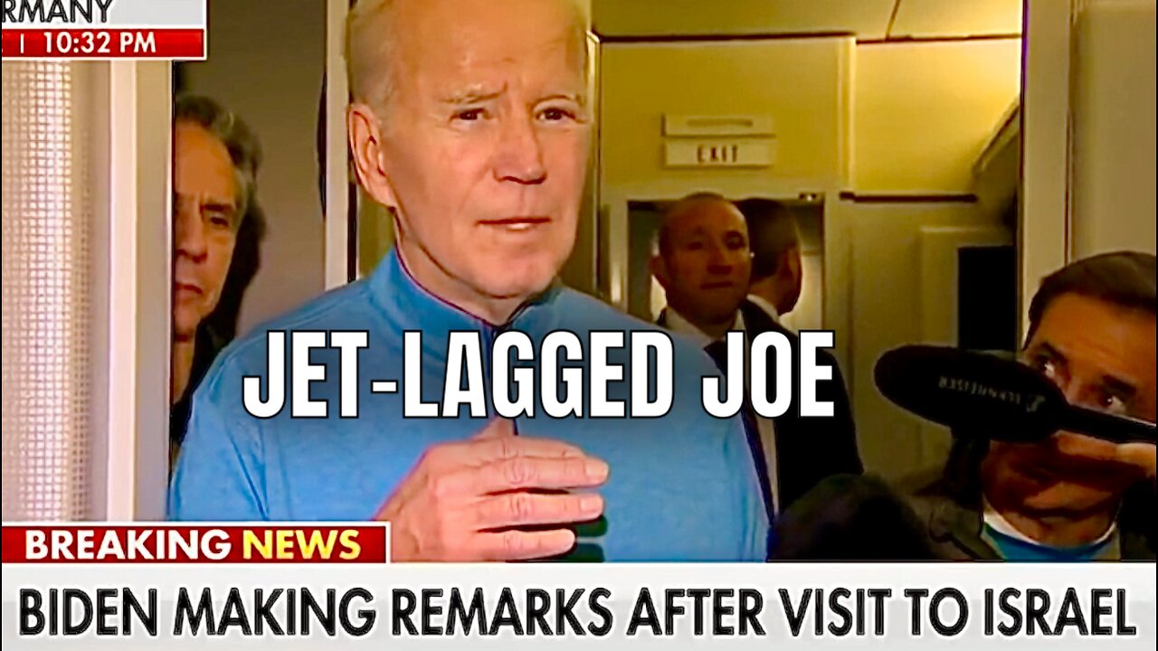 Joe Biden’s JET LAG is NOT pretty 🤦‍♂️