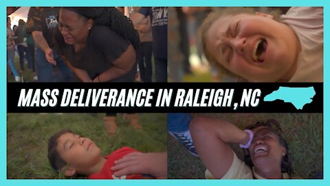 MASS DELIVERANCE HIT THE TENT IN RALEIGH, NC AND WITCHCRAFT SPIRITS WERE COMING OUT OF MANY PEOPLE!