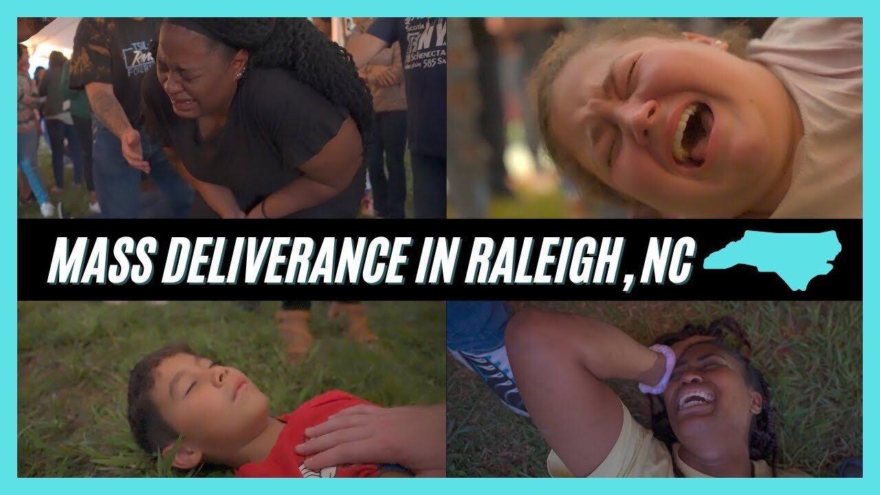 MASS DELIVERANCE HIT THE TENT IN RALEIGH, NC AND WITCHCRAFT SPIRITS WERE COMING OUT OF MANY PEOPLE!