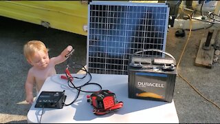 Basic 12v solar components and connections
