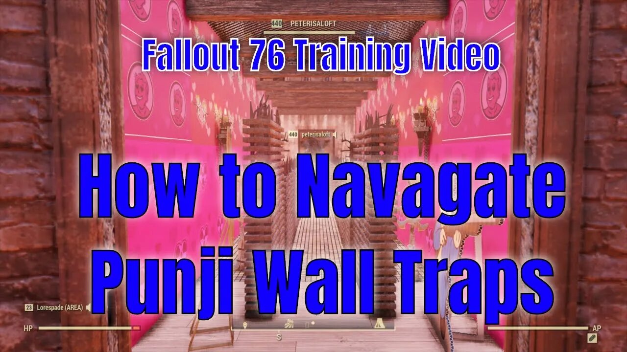 How To Get Past Trap Camp Punji Board Walls In Fallout 76