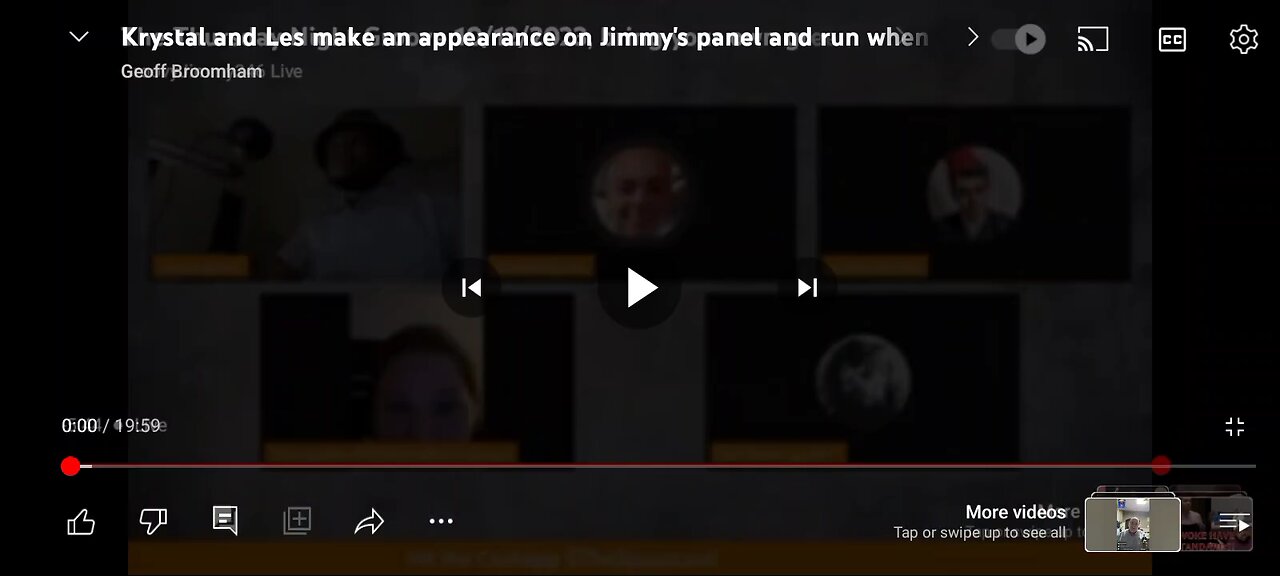Krystal on Jimmy's panel