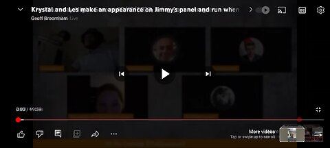 Krystal on Jimmy's panel