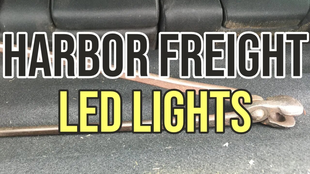 Harbor Freight LED shop Lights are Pretty Good