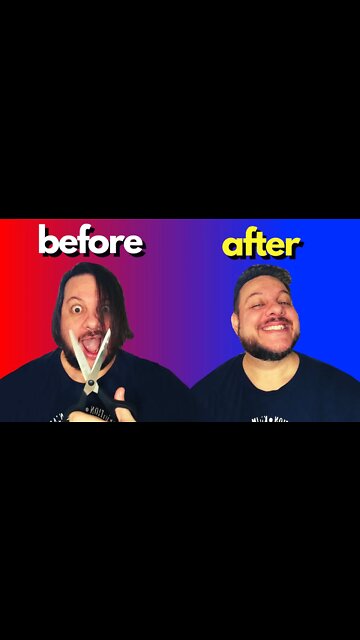 CORTANDO O PROPRIO CABELO COMPRIDO MASCULINO