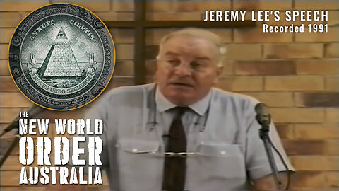 Jeremy Lee. The Plan, how we got here. NWO Australia (1991)