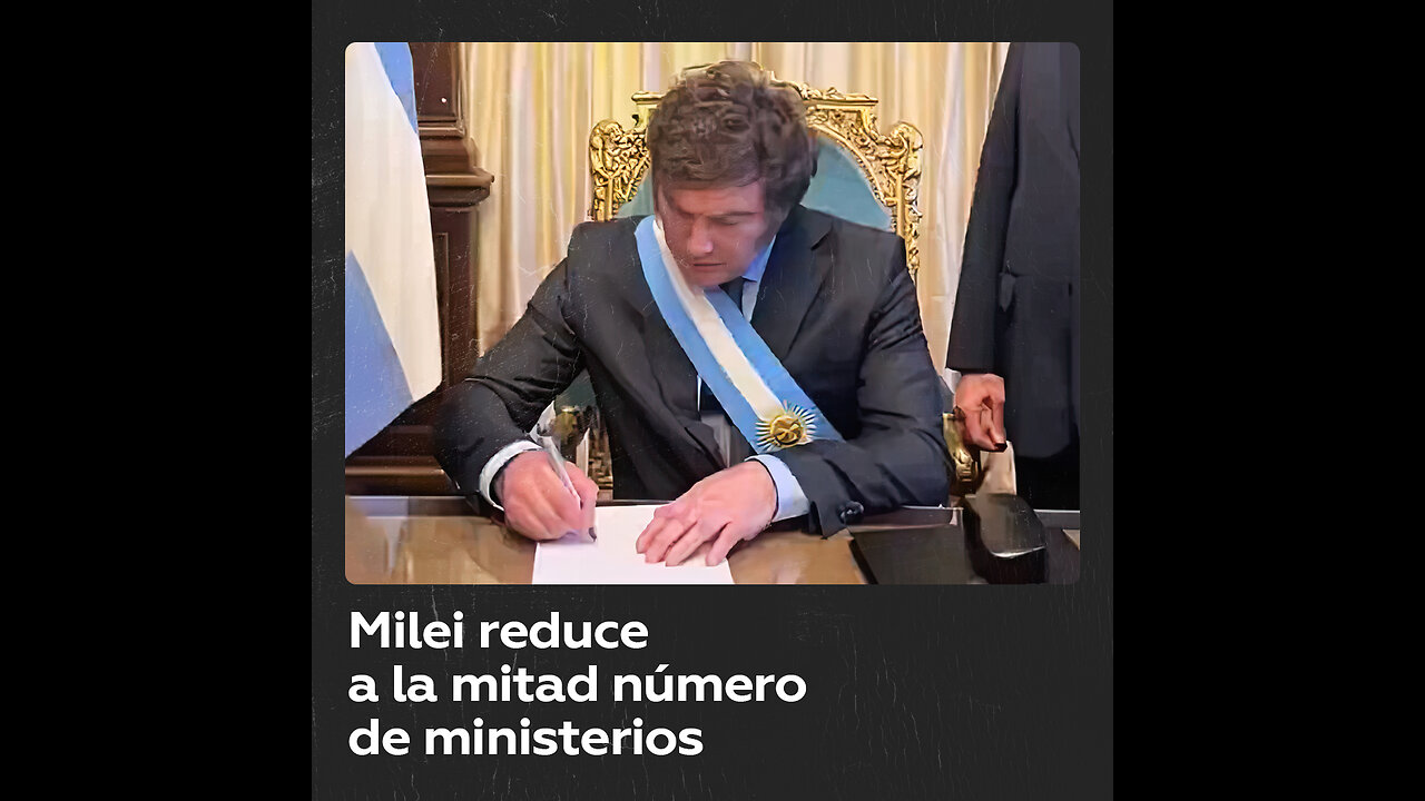 Milei firma su primer decreto para la reforma del Estado: se reducen a 9 los ministerios