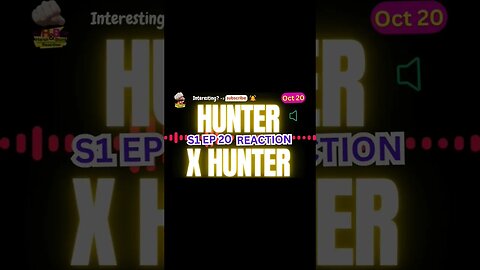 Hunter x Hunter | #hunterxhunter #anime #s1 #ep 20 #reaction #theory | Harsh&Blunt #voice #shorts