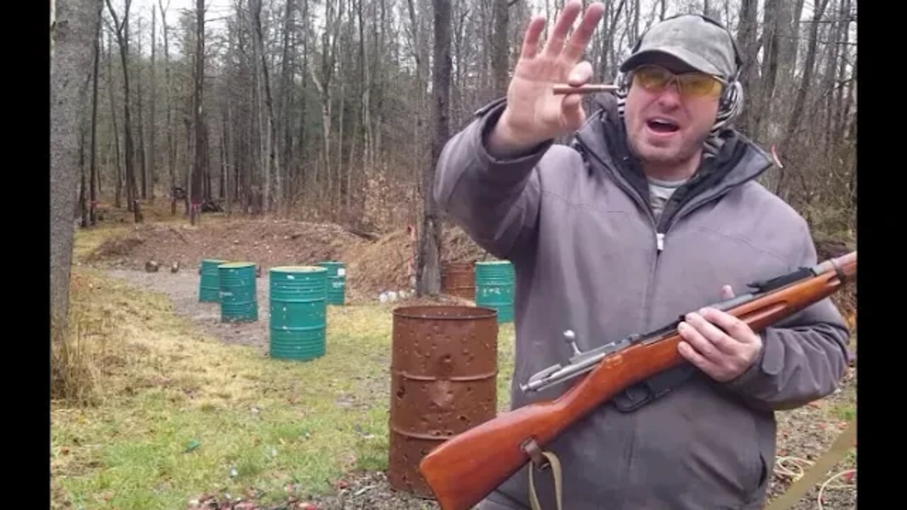 Mosin Nagant Rifle Penetration test