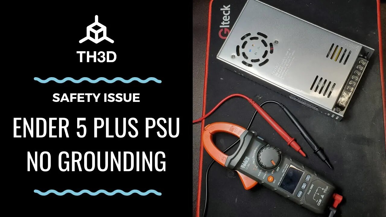 [LIVE] Safety Issue - Ender 5 Plus PSU - NO GROUNDING - How to check and fix