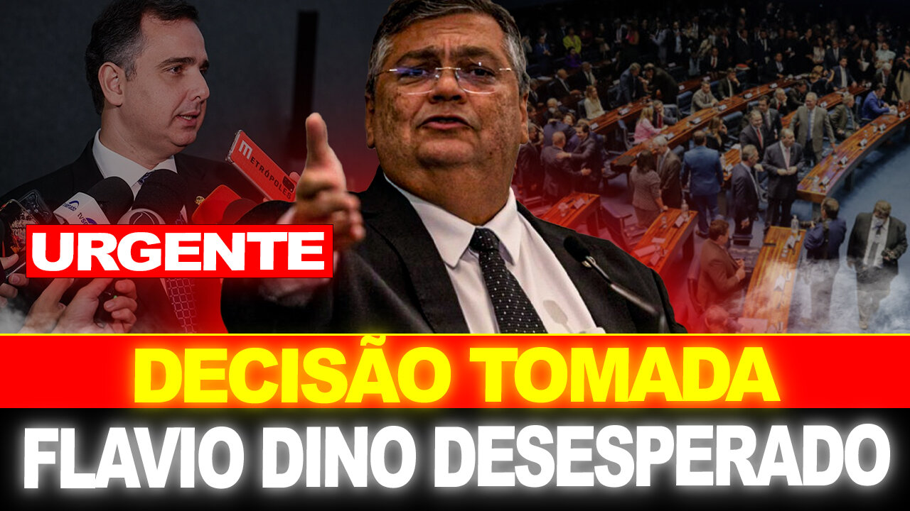 BOMBA !! SENADOR TOMA DECISÃO AGORA... FLAVIO DINO DESESPERADO !!