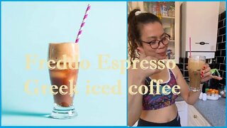 How to make Greek ice coffee #shorts