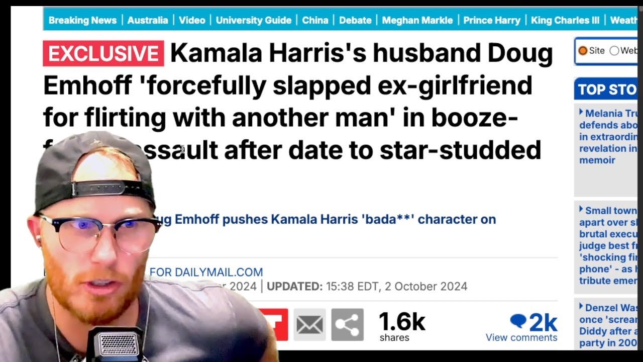 Kamala's Husband Doug Emhoff's in BIG TROUBLE!