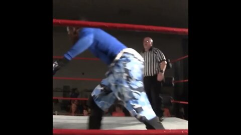 Kicked him so hard he lost his mouth piece.