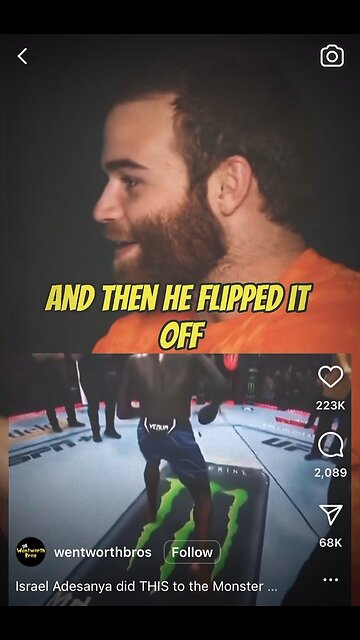 Israel Adesanya vs Monster Energy (666)
