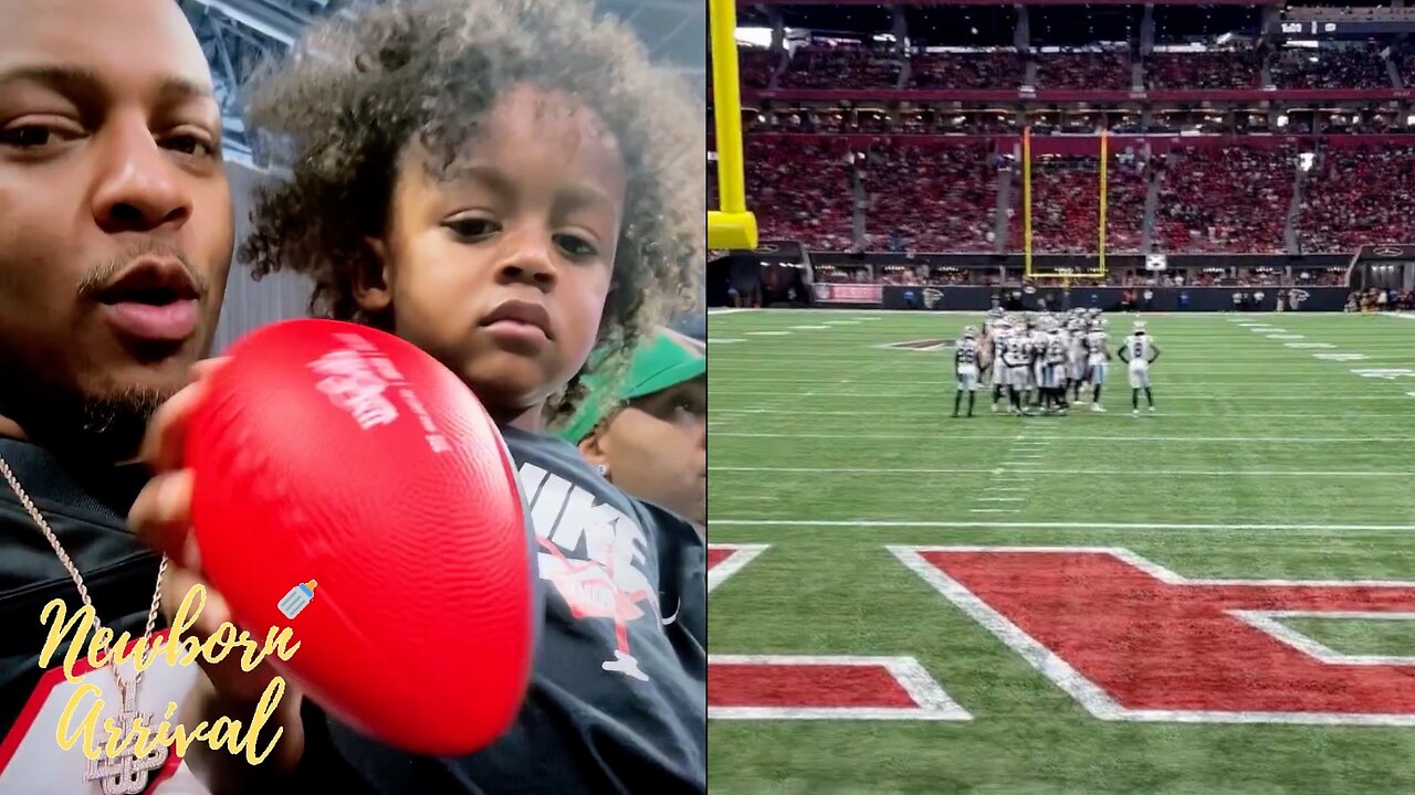 Bow Wow Takes Son Stone To His 1st NFL Football Game During Daddy Duty! 🏈