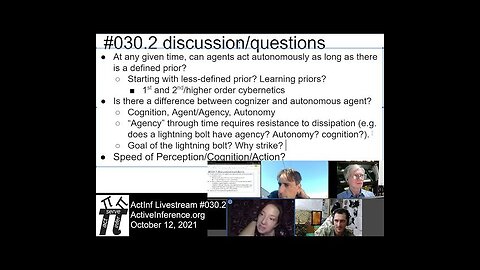 ActInf Livestream #030.2 ~ “How to count biological minds: symbiosis, the free energy principle..."