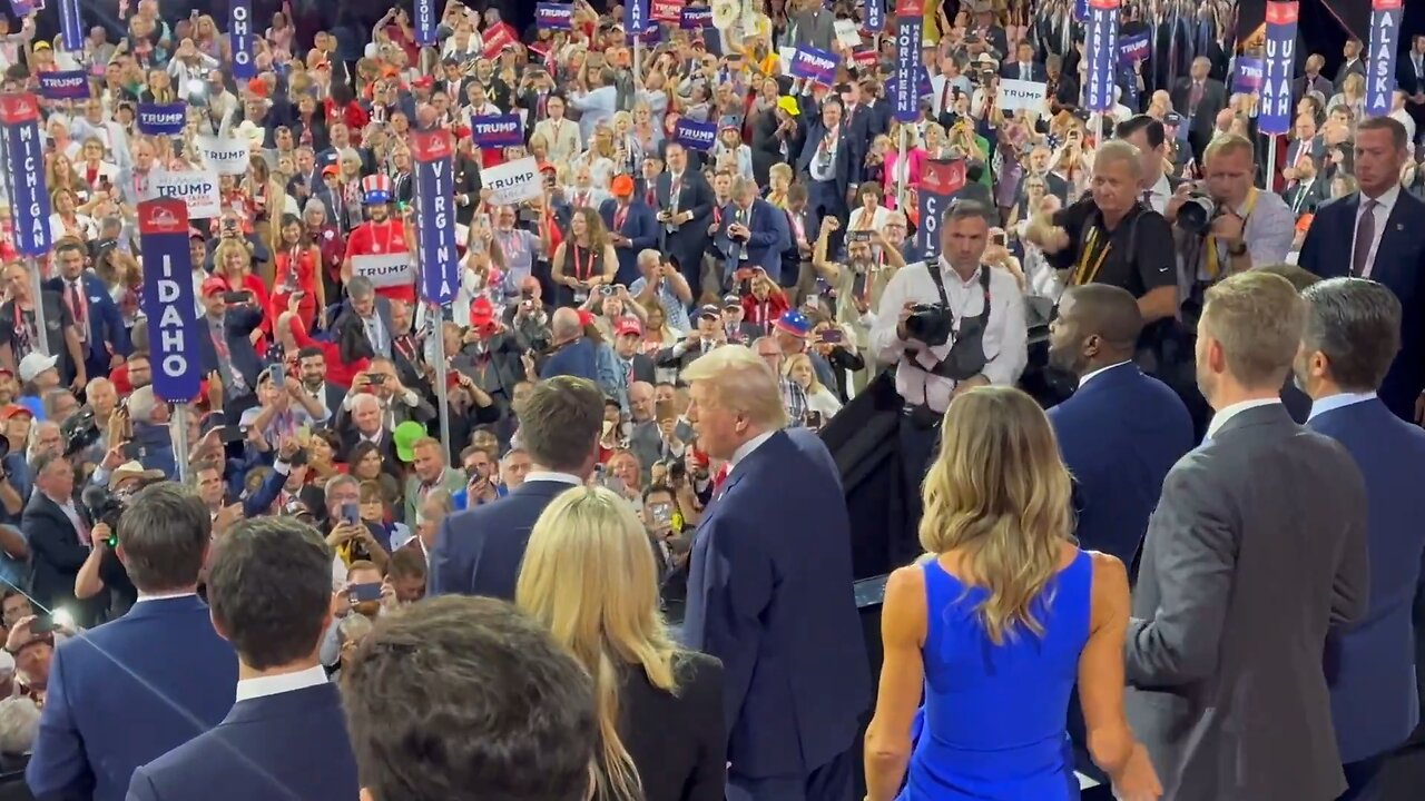 Trump's POV at RNC last night