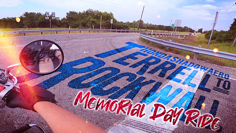 Honda Shadow Aero VT750CS ASMR | Terrell, TX To Rockwall, TX By Way Of Backroads | Memorial Day Ride