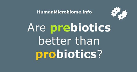 Are prebiotics better than probiotics? | Human Microbiome FAQ