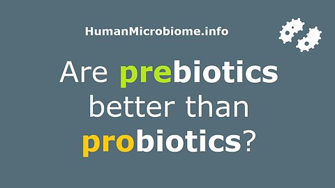 Are prebiotics better than probiotics? | Human Microbiome FAQ