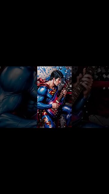 Superman guitarrista #guitar #superman