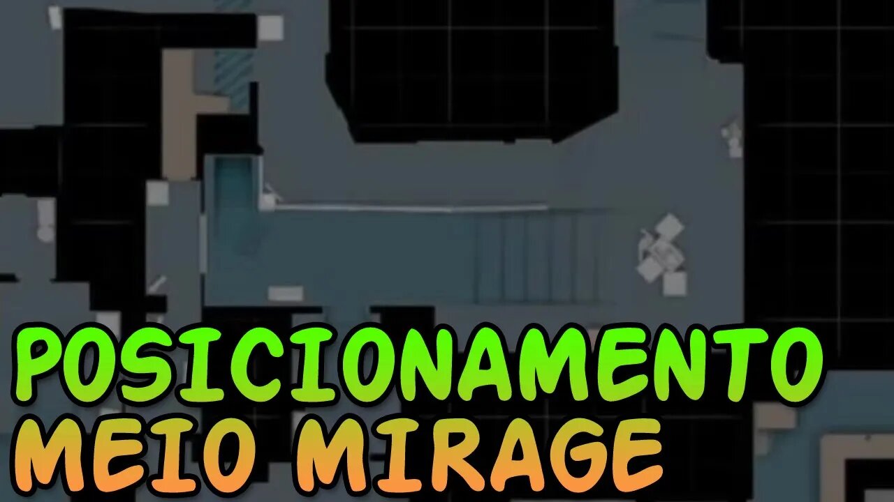 CSGO - Como defender o MEIO da MIRAGE? POSIÇÕES MEIO MIRAGE!