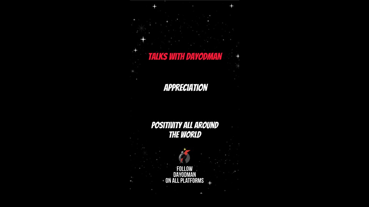 Appreciation #dayodman #motivation #eeyayyahh #motivationalspeaker