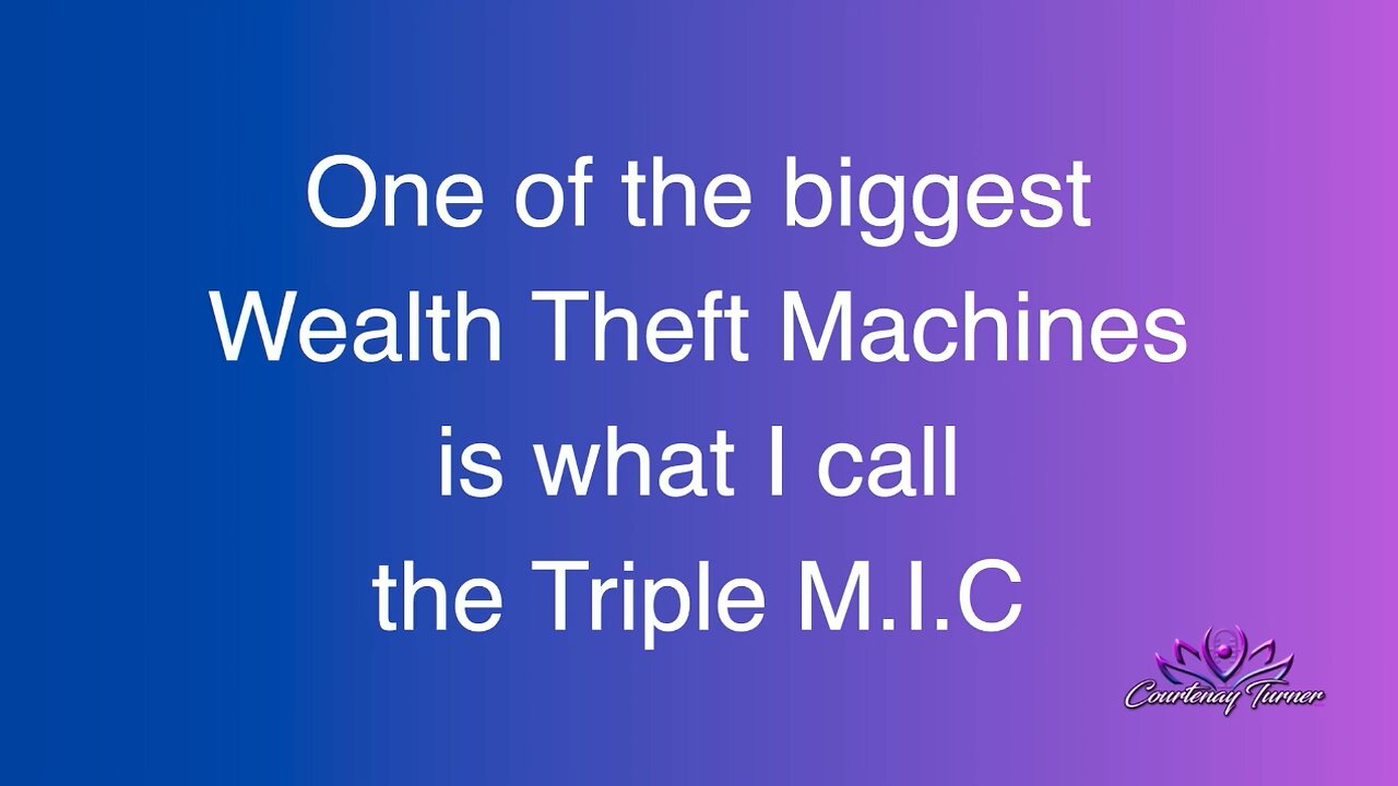 Courtenay Turner | “Arching Dialectical Narratives Are Created By The Biggest Wealth Theft Machines”