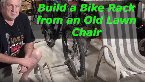 Build a Bike Rack from an Old Lawn Chair