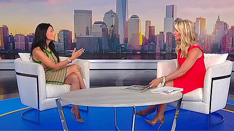 Ainsley Earhardt and Inna Vernikov July 13 2023