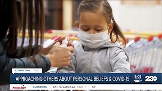 Approaching others about personal beliefs on COVID-19