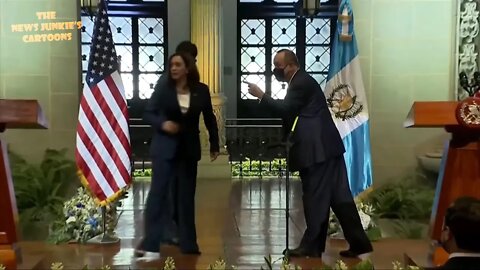 Guatemalan Pres tells fully vaccinated U.S. VP Harris to put a mask on.