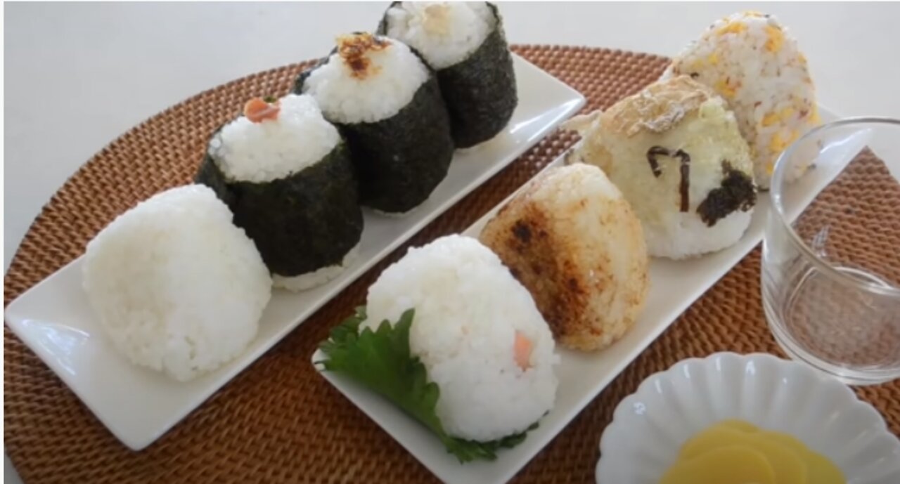 How to make ★Onigiri★8 Basic Rice Balls～基本のおにぎりの作り方 - OVER 1 MILLION YOUTUBE VIEWS