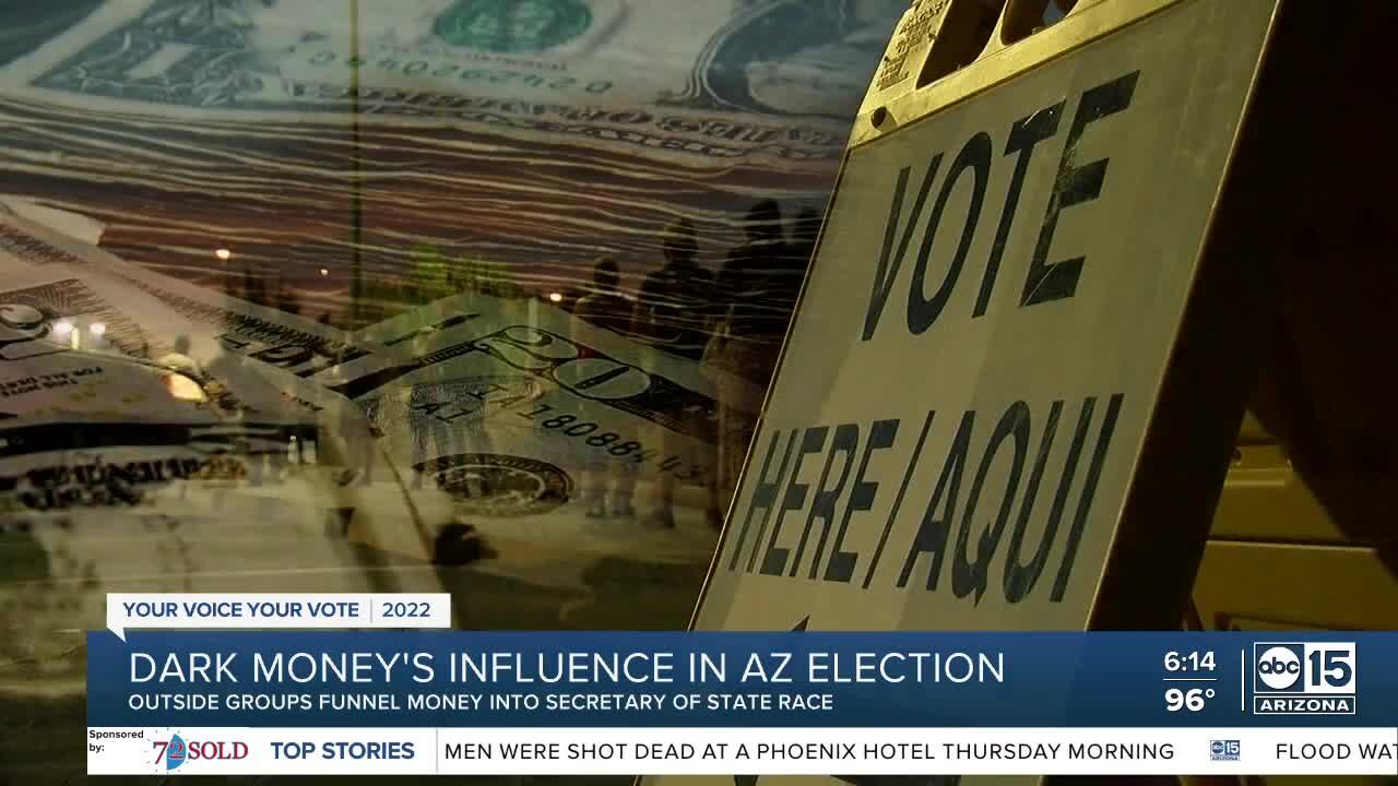 Dark money's influence in Arizona Secretary of State race