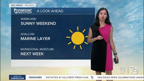 ABC 10News Pinpoint Weather for Sat. July 9, 2022