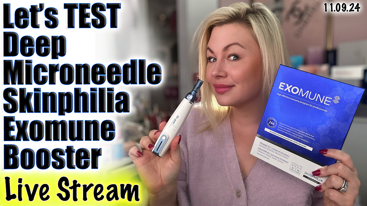 Live Testing Deep Microneedle Skinphilla Exosome Booster, AceCosm.com | Code Jessica10 Saves