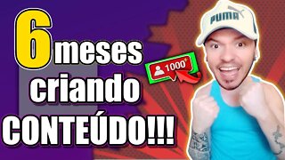 6 MESES criando conteúdo pro YOUTUBE, oque aprendi?