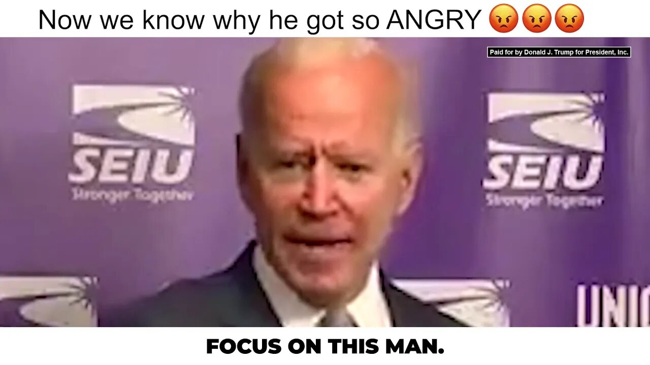 Now We Know Why Joe Biden Got So Angry