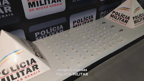 Manhuaçu: Quase 100 pedras de crack apreendidas