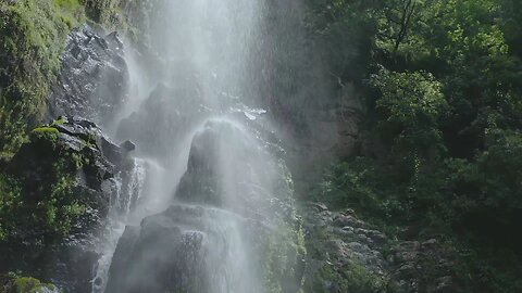 mountain raining